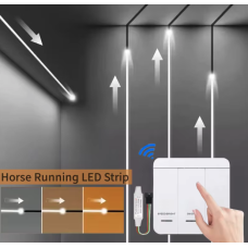 LED Lentas Adresējamās Vienas Krāsas kontrolieris 12V/24V – Ūdens Plūsmas Efektiem (RF)